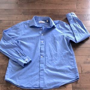 Michael Kors Men’s Dress Shirt- Size 17 (34/35)- Blue